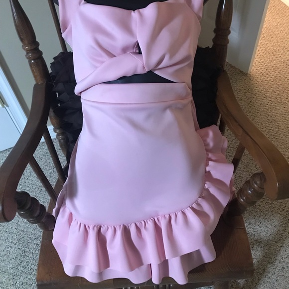 ASOS Petite Bardot Dress with Frill Hem - Picture 5 of 8